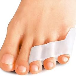 Toe Separator for Feet Toe Spacers Correct Toes Yoga Silicone Hammer Toe Corrector for Women & Men Correct Toe Straighteners for Overlapping Toes (L_F_t separator)-18