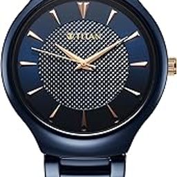 Regalia Ceramics Quartz Analog Blue Dial Blue Clolor Ceramic Strap Watch for Men-19