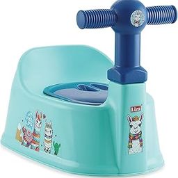 Nabhya Kids Toilet Trainer Baby Potty Seat With Stylish Handle & Closing Lid With Back Support Toilet Potty Seat For Girls & Boys (For 6-18 Month Kids) (Blue)-image-10