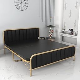 Honey Touch® Queen Bed with Orthopedic Tri Layer Mattress | Cushion Headboard | (with Ortho Tri Layer Mattress, Queen)-image-39