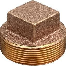 Merit Brass-XNL117-12 Brass Pipe Fitting, Square Head Cored Plug, Class 125, 3/4" NPT Male-image-64