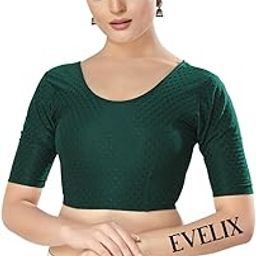Cotton Lycra Blouse for Women, Ethnic Stylish Designer Readymade Blouse for Women, Saree, Choli, and Lehenga Blouses, Blouse-image-61