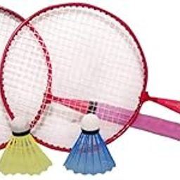 TRICONE Kid Children Junior Badminton Rackets Set of 2, Nylon Alloy Badminton Racket Racquet for Kids Children Juniors Adult with Shuttlecock BM40-picture-14