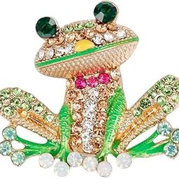 Lr Decor Bazaar Fancy Frog Brooch Wedding Bouquet Accessory Enamel Crystal Pin Brooch Jewelry & Watches | Fashion Jewelry | Pins & Brooches Accessory for party or performance-image-45