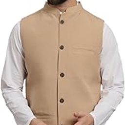 Men's Traditional Cotton Solid Nehru Jacket/Waistcoat-picture-24