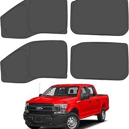 Proadsy 2025 Upgrade Window Shades for Ford F150 F-150 (Not for 1 Door) 2015-2020 Side Windows for Baby/Camping Sun UV Rays and Privacy Protection Set of 4-image-13