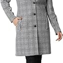 Winter Wear Soft & Warm Brushed TWEED Full Sleeve Coat For Womens-13