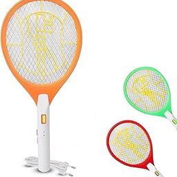 Mosquito Racket with LED Light Electric Fly Swatter Racket with LED Light Insect Killer Bat Wireless Mosquito Killer Racket- 1 Pcs (Multicolor)-2