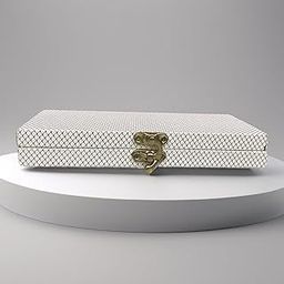 Decorative Box with Metal Clasp, White Woven Pattern Mini Money Box, shagun Box Jewelry Box,Engineered Wood Decorative Cash Box, Gift Box-11