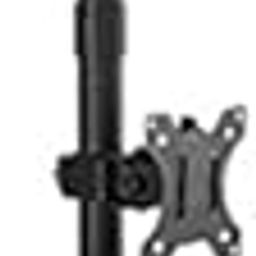 17-32" Vertical Dual Monitor Clamp Desk Mount VESA 100 x 100 mm-1