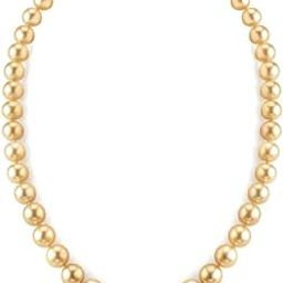 Fabulous Pearl Mala Original Certified 108 Beads Pure Freshwater Golden Pearl Mala गोल्डन पर्ल माला South Sea Pearl Mala Real Akoya Pearl Rosary Sacche Moti Ki Mala For Fashion & Wear-20