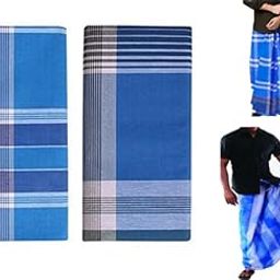 lungi Cotton Multi Colors Regular Fit Set of 2 PCS-picture-21
