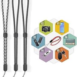 Multipurpose Hand Wrist Strap Lanyard Adjustable Nylon Wristlet Straps Keychain String for Cell Phone Case Holder Compatible with | pendrive | Go-pro | camera | keys | joy-con | wallet-picture-30