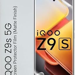 AACL Matte Screen Protector for IQOO Z9s 5G / IQOO Z9s Pro 5G (6.78 Inch, Pack of 1) Nano Membrane Case Friendly Full Edge to Edge Screen Coverage & Installation Kit--0