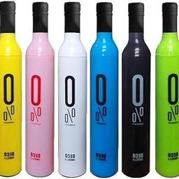 Bottle Umbrella- Windproof Double Layer with Bottle Cover | UV & Rain Protection (Design & Color As Per Availability)-image-14