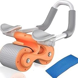 HENIRAG ab roller wheel/ab roller automatic rebound/ab roller for men women/ab roller for exercise gym/ab roller with elbow support/ab roller with knee mat-21