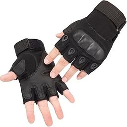GymWar Nylon Fitness Palm Protection & Extra Grip, Gym Gloves For Weight Lifting, Running, Riding, Cycling, Training, Fitness, Exercise (Men.Women,Boys & Girls) Free Size, Black-image-27
