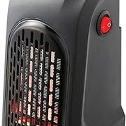 Mini Portable Heater 400W Wall Outlet, Fast Ceramic Heating Adjustable Thermostat Overheat Protection-image-89