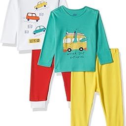 baby-boys 100% Soft & Pure Cotton Long Sleeve Tee with Jogger - Clothing Set-image-95