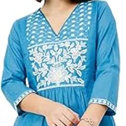max Women's Cotton Blend Solid Regular Kurta-picture-10