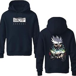 Crazy Guy Cotton Anime Hoodie for Men | Anime Printed Hoodies_XX33 | 250 GSM Fabric | Black,Navy,Maroon and White Colour Men Hoodies-image-4