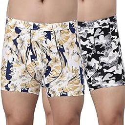 Mens Inner Elastic Printed Trunk | 100% High Performance Micro Polyester | Light Weight | Moisture Wicking | Odour Free | Pack of 2-picture-9