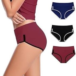 Breathable Pure Regular & Plus Size Underwear Cotton Hipster | High Waist Full Coverage Tummy Controller | Cotton Underpants | High Rise Briefs Womens Panties - (Pack of 3)-picture-2