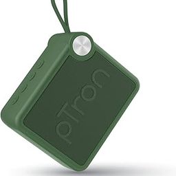 pTron Funk Rap 10W Mini Bluetooth Speaker with Pristine Sound, 8 Hours Playtime, Multi-Playback Modes-BT5.4/TF Card/USB, Front Metal Grill, Type-C Fast Charging, Multi-function Control Buttons (Green)-18