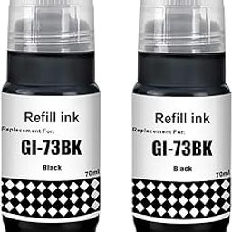 CANOFF GI-73 Black Ink Bottle Compatible for Canon Pixma G570, G670, G550, G650, G620 Printers (Black 2)-image-32