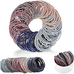 Rubber Bands Elastic Ponytail Holder Hair Tie Toddler Ponytail Holder Stretchable Cotton Fashion Hair Tie Band for Girls and Women's hair Scrunchies, Thin Headband.-image-94