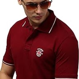 UK Classic Men's Premium Combed Cotton Polo Collar Half Sleeves Solid T-Shirt |-image-19