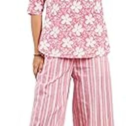Women's Premium Cotton Printed Night Suits Set || Comfortable & Stylish Pajama Set with Pockets || Co-ord Set for women || Night Wear for Women || Lounge Wear Set for Women-image-38