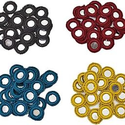 Embroiderymaterial Crochet Rings Combo for Craft, Decoration and Embroidery (20MM, 25 Pieces Each)-image-84