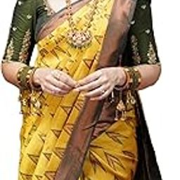 Women's Kanjivaram Soft Silk Banarasi Sarees With Blouse Piece For Women-image-92