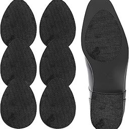 QZEMEL Non-Slip Shoe Pads for Bottom of Shoes – Anti Slip Adhesive Sole Protectors for High Heels, Leather Shoes, Flats, Work Shoes – Durable Rubber Grip Stickers for Traction and Comfort(Black - 3 Pairs)-picture-12