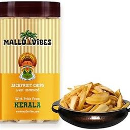 Mallu Vibes Fresh Kerala Jackfruit (Chakka) Chips - Freid In Coconut Oil | Fresh, Healthy, Thinly Sliced and Crispy | 200g-image-12