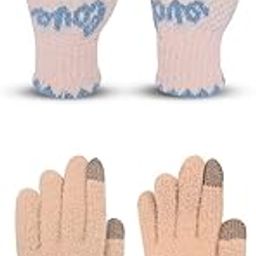Women's Touchscreen Winter Woollen Pack of 2 Pairs Gloves For Cold Weather (SGD-11521153) (Multicolor, Free Size)-image-97