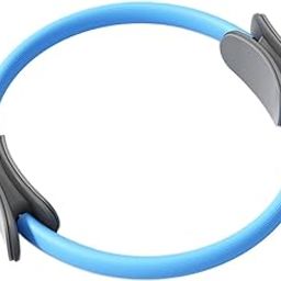SAZ DEKOR Pilates Ring Elasticity Home Pilates Equipment Workout Training Fitness Ring Blue-image-21