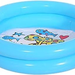SYGA Inflatable Baby Swimming Pool - Thickened PVC Ocean Ball Pool for Indoor Home Water Play, Perfect for Children Under 3 Years Old (Light Blue)-image-12