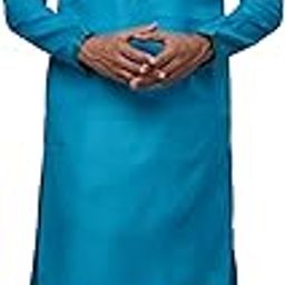 Ethnic Kurta for Men with Intricate Emrboidery in Neck and Collar-image-66