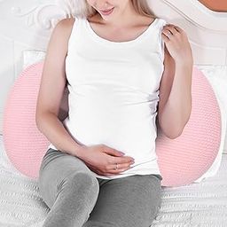 Pregnancy Pillow for Sleeping Soft Portable Prenatal Pillow Maternity Pillow Pink| Memory Foam Pillow | Soft Sleeping Pillow-image-41
