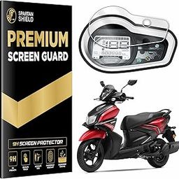 Spartan Shield Digital Meter Screen Guard Compatible With YAMAHA RAY ZR 125 - Disc [with Button Hole] || Water Resistant || RayZR125 Bike Instrument Cluster Protector || Scratch Cover AccessorIes 2025 [Not Tempered Glass]-23