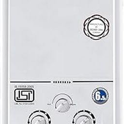 Surya Instant Gas Water Heater Geyser with Heavy Copper Tank in 6.5 litres Instant/min Model White-image-53