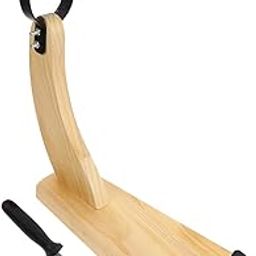 Ubervia 1 Set Jamon Holder for Spanish Iberico Ham Wooden Italian Prosciutto Ham Storage Holder-image-11