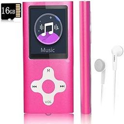 MP3 Player, Music Player with a 16GB Memory Card, Portable Digital Music Player/Video/Voice Recording/FM Radio/E-Book Reader/Photo Viewer/1.8 LCD-image-36
