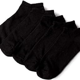 Ankle Length Socks for Women || Ultra Soft made of Cotton Blend || Breathable And Stretchable Socks for Kids, men and women || Sneaker Socks || Black || Combo Pack (Pair of 5)-image-12