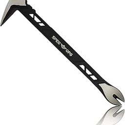 Spec Ops - SPEC-D11CLAW Tools 11" Nail Puller, Paw Pry Bar, High Carbon Steel, 3% Donated to Veterans Black-21