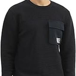 Regular Fit Round Neck Textured Sweater-image-88