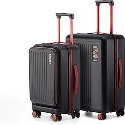 Moko Moko x Naruto Transit Set of 2 Luggage | 105L Capacity Polycarbonate Suitcases, 4 Spinner Wheels & Ergonomic Handle | Naruto Anime Design for Travel (Necessary Evil)-image-7