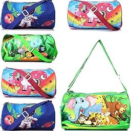 Mix Design Unicorn Space & Dino Duffle Bag for Kids/Boys/Girls | Whimsical and Sturdy Bag | Best for Travel and Play | Return Gifts Birthday Party for Kids-image-33